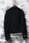 ARCHIVIO J.M.Ribot 24 Autumn/Winter Double-Breasted Short Jacket Italy AJM-G29/NR/W-0 Black